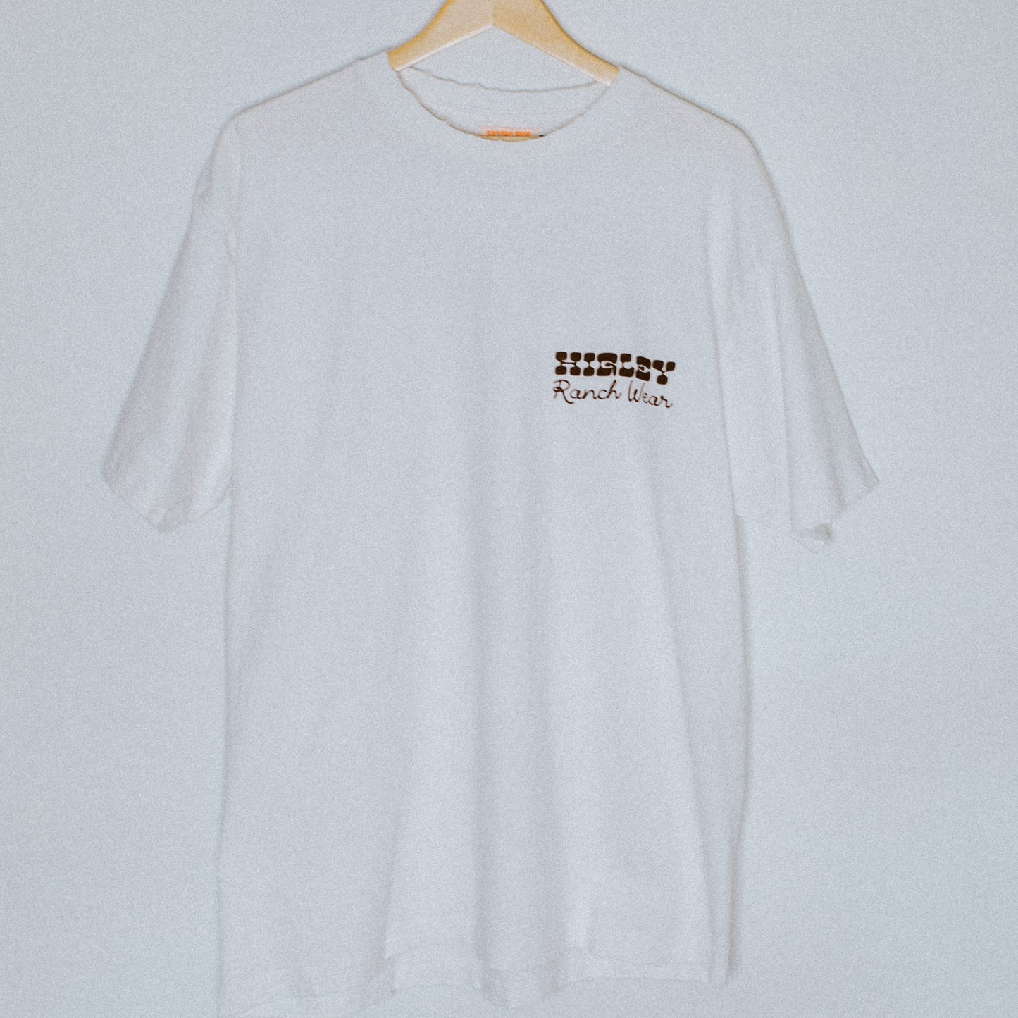 Distressed Rancher Tee - White