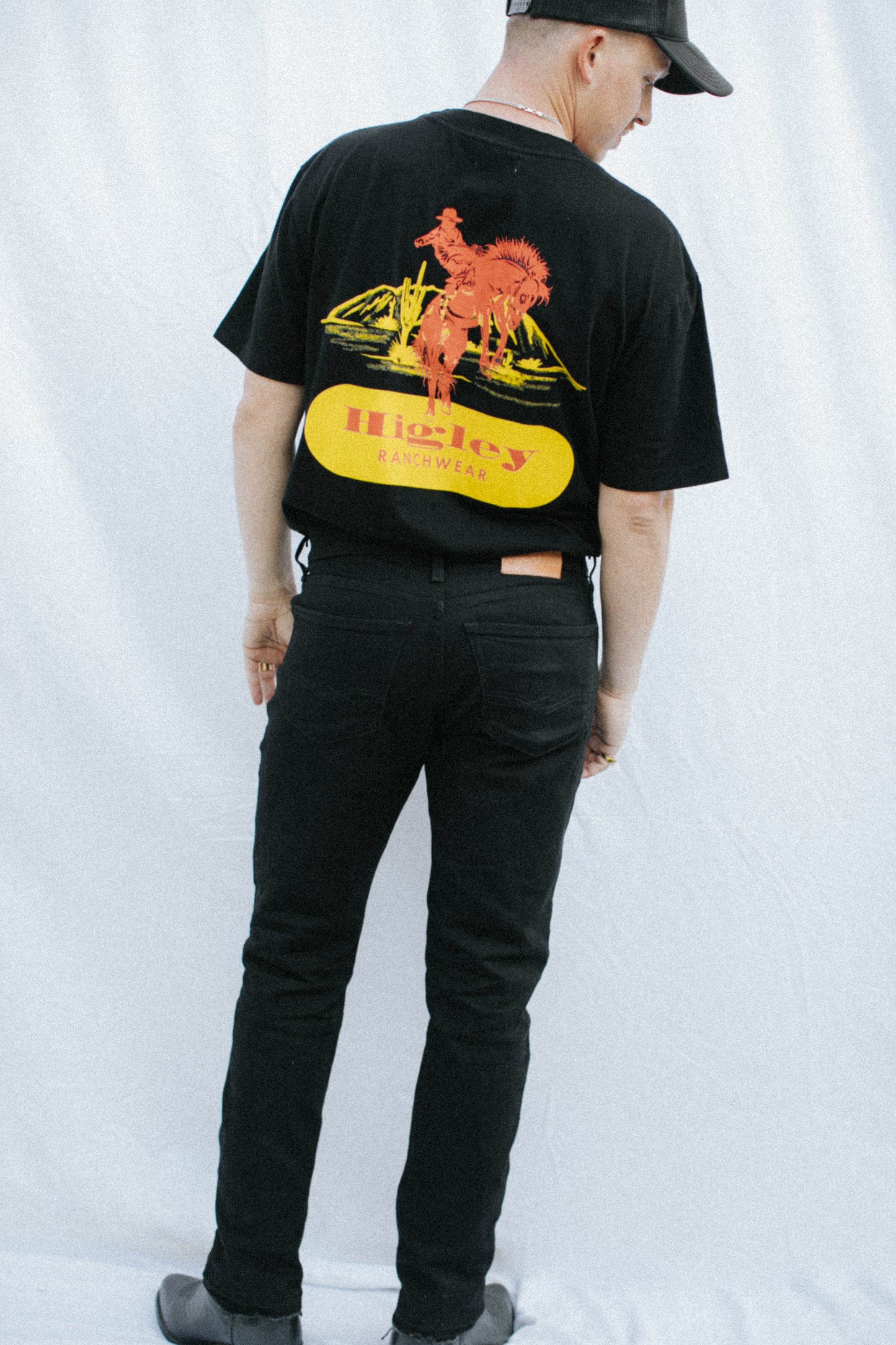 Bucking Bronco Tee - Black