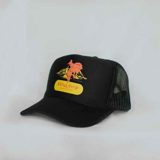 Bucking Bronco - Trucker Black